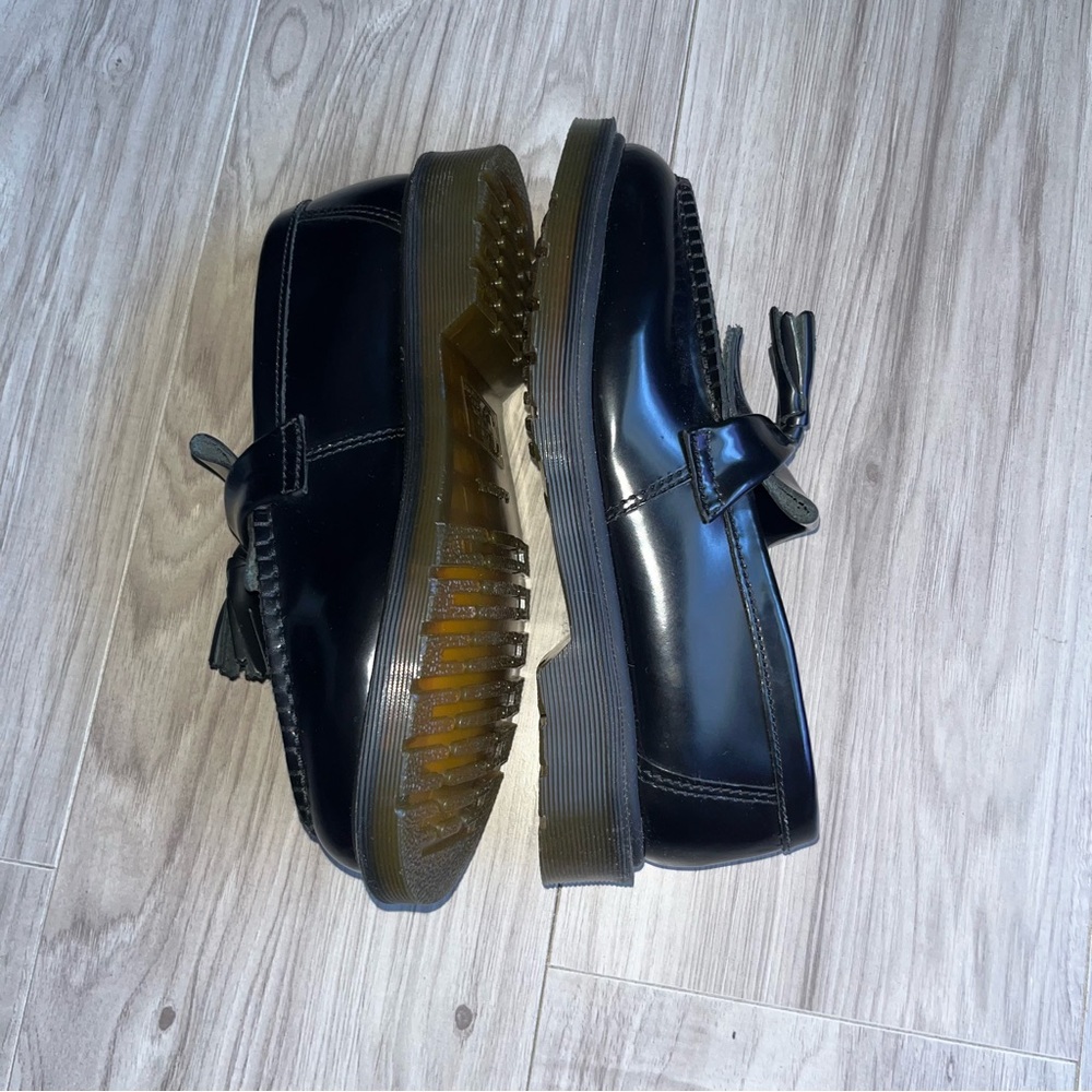 Dr. Martens Black Leather Adrian Loafers